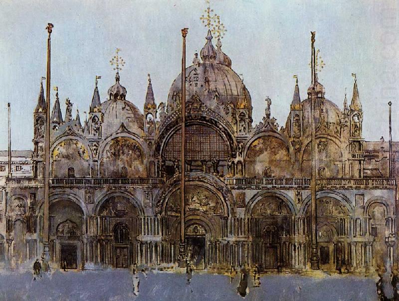 Walter Sickert St Mark's Cathedral, Venice china oil painting image